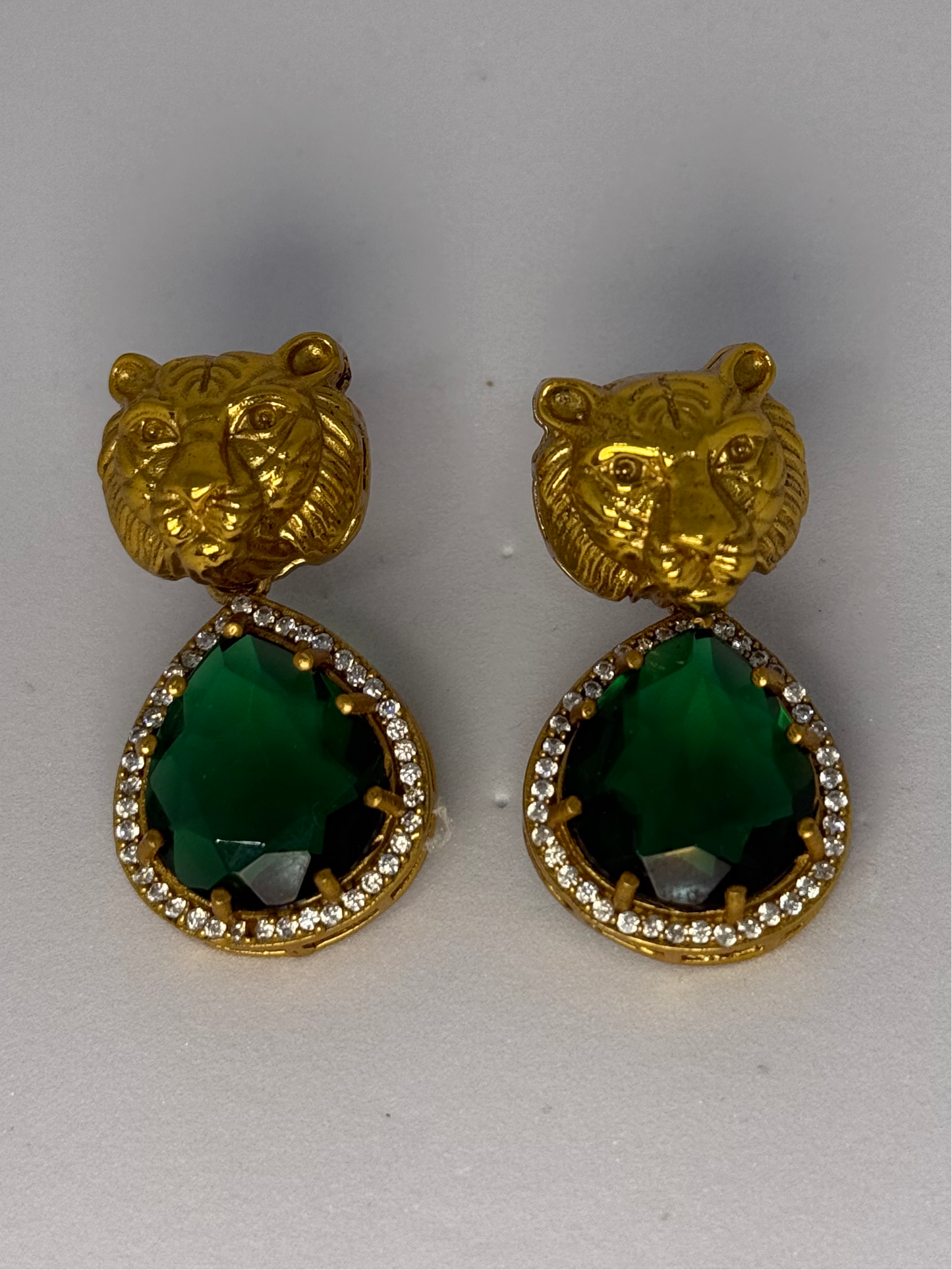 Sabyasachi Inspired Earrings - Emerald