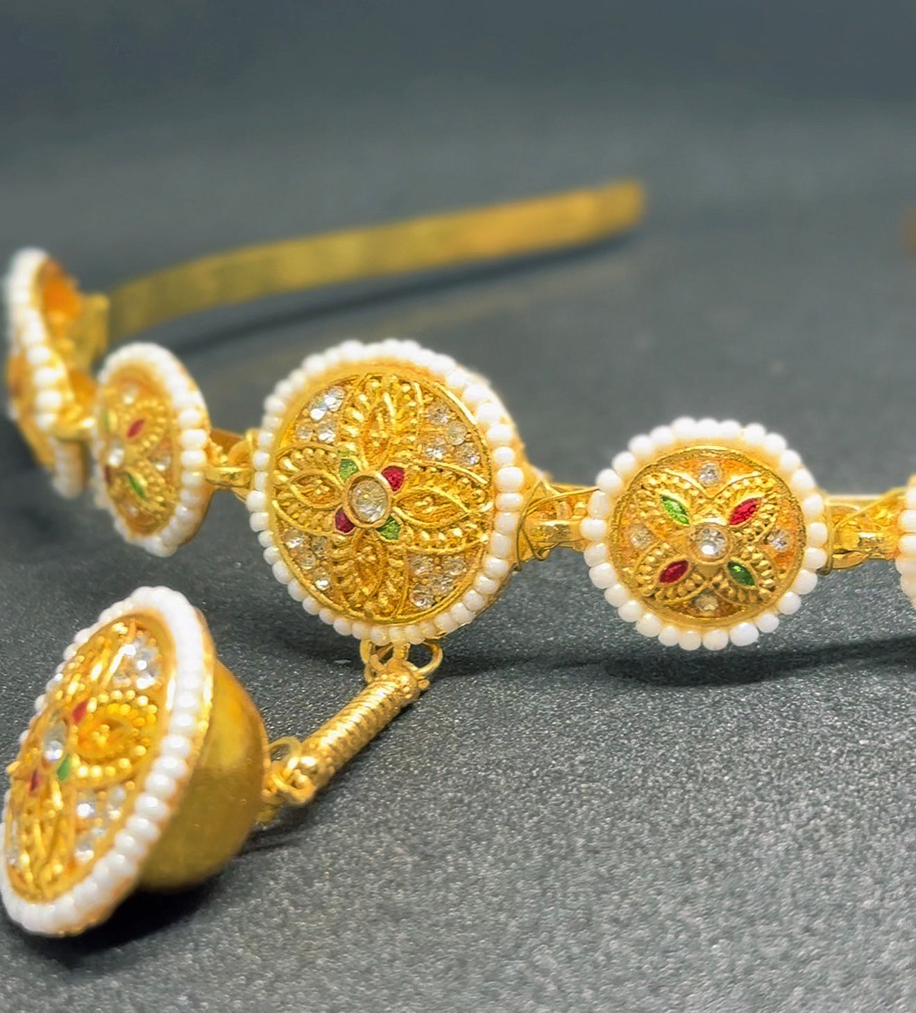 Gold Mathapatti Alice-band