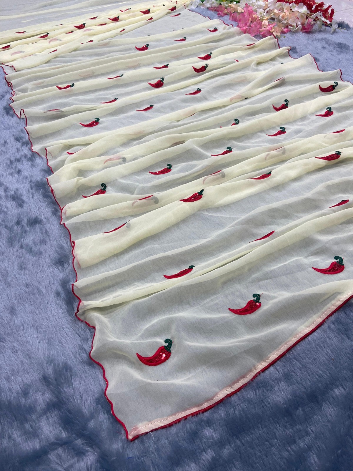 Mirchi Saree - Pre Pleated / Ready Made