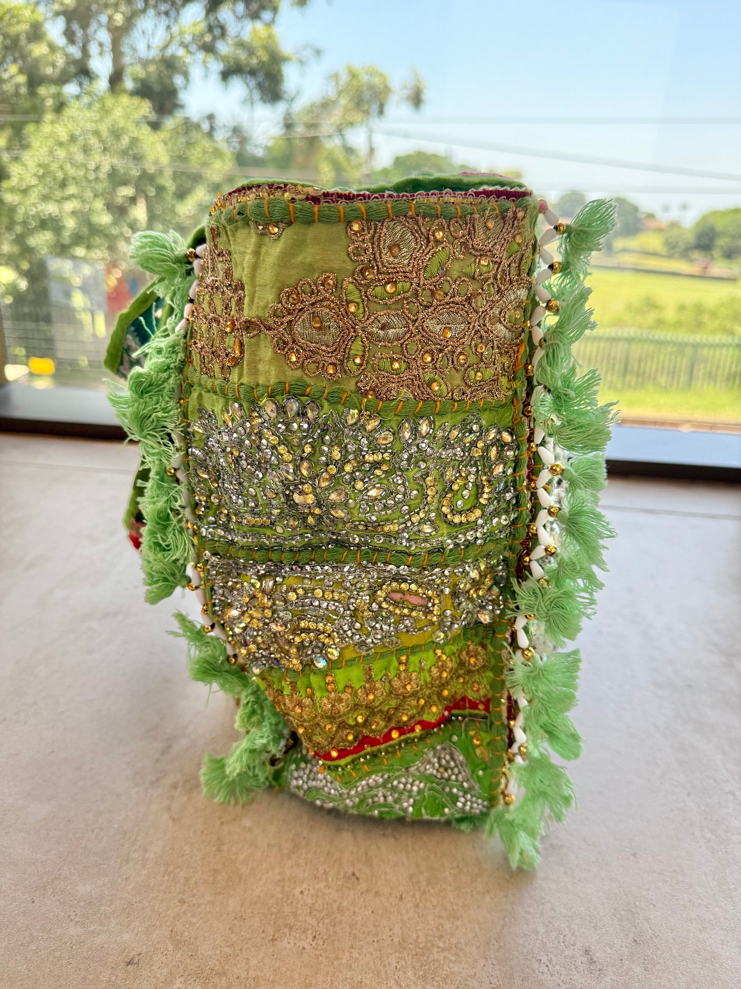 Rajasthani Tote - Light Green