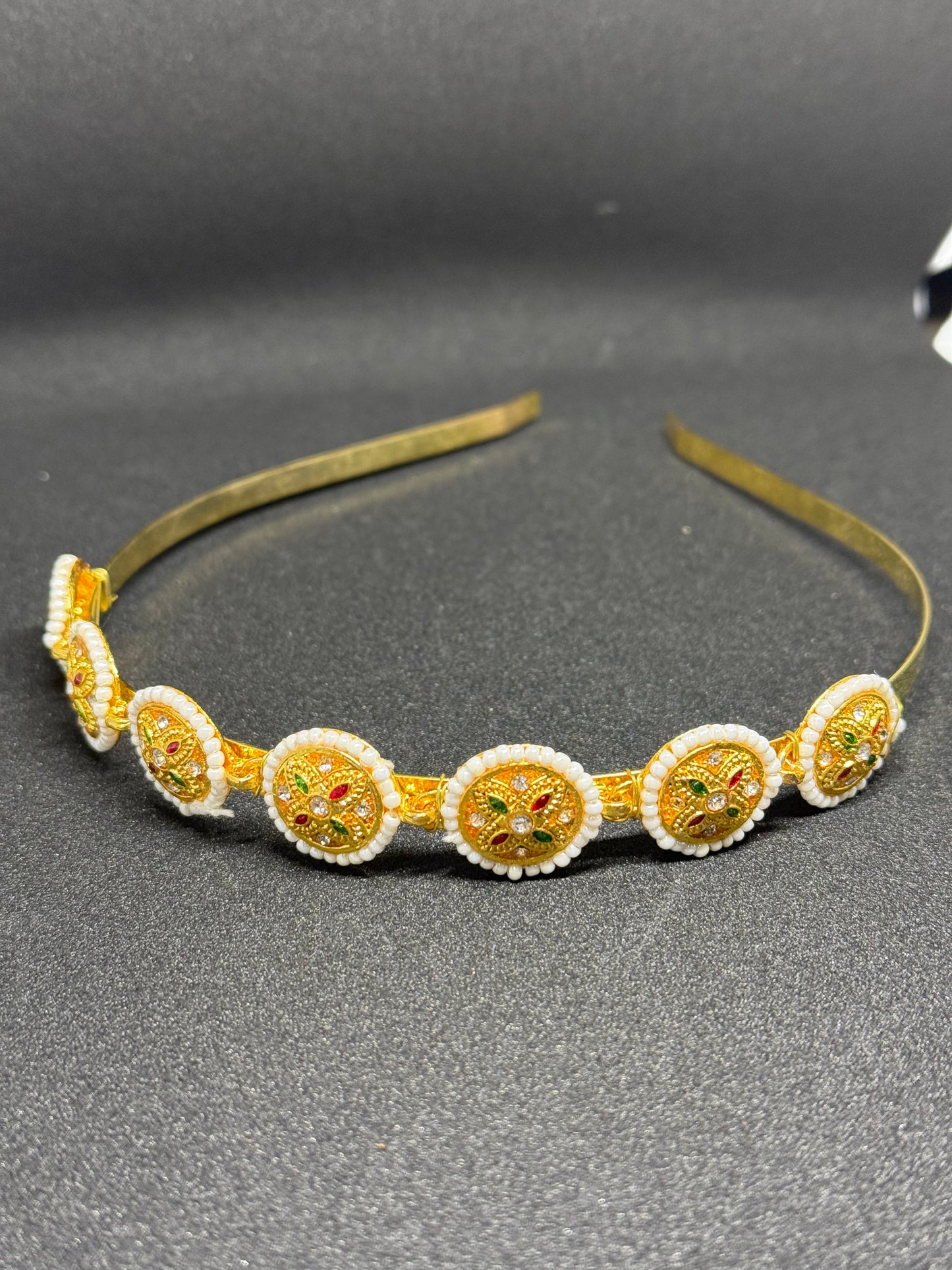 Gold Sheeshphool Alice-band