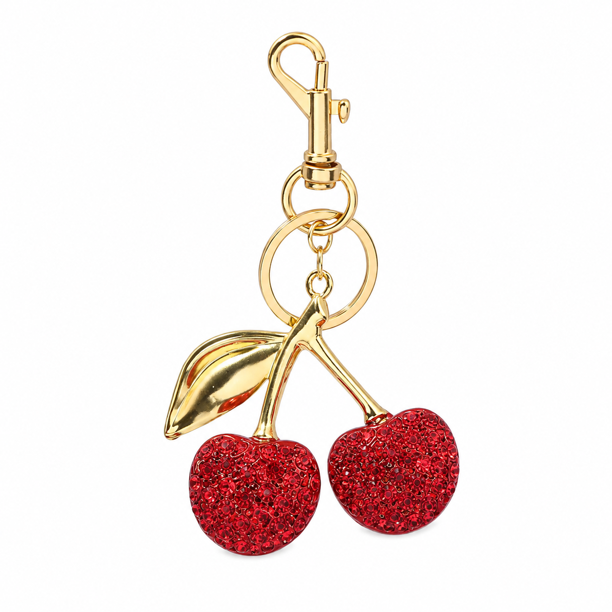 Bedazzled Cherry Charm