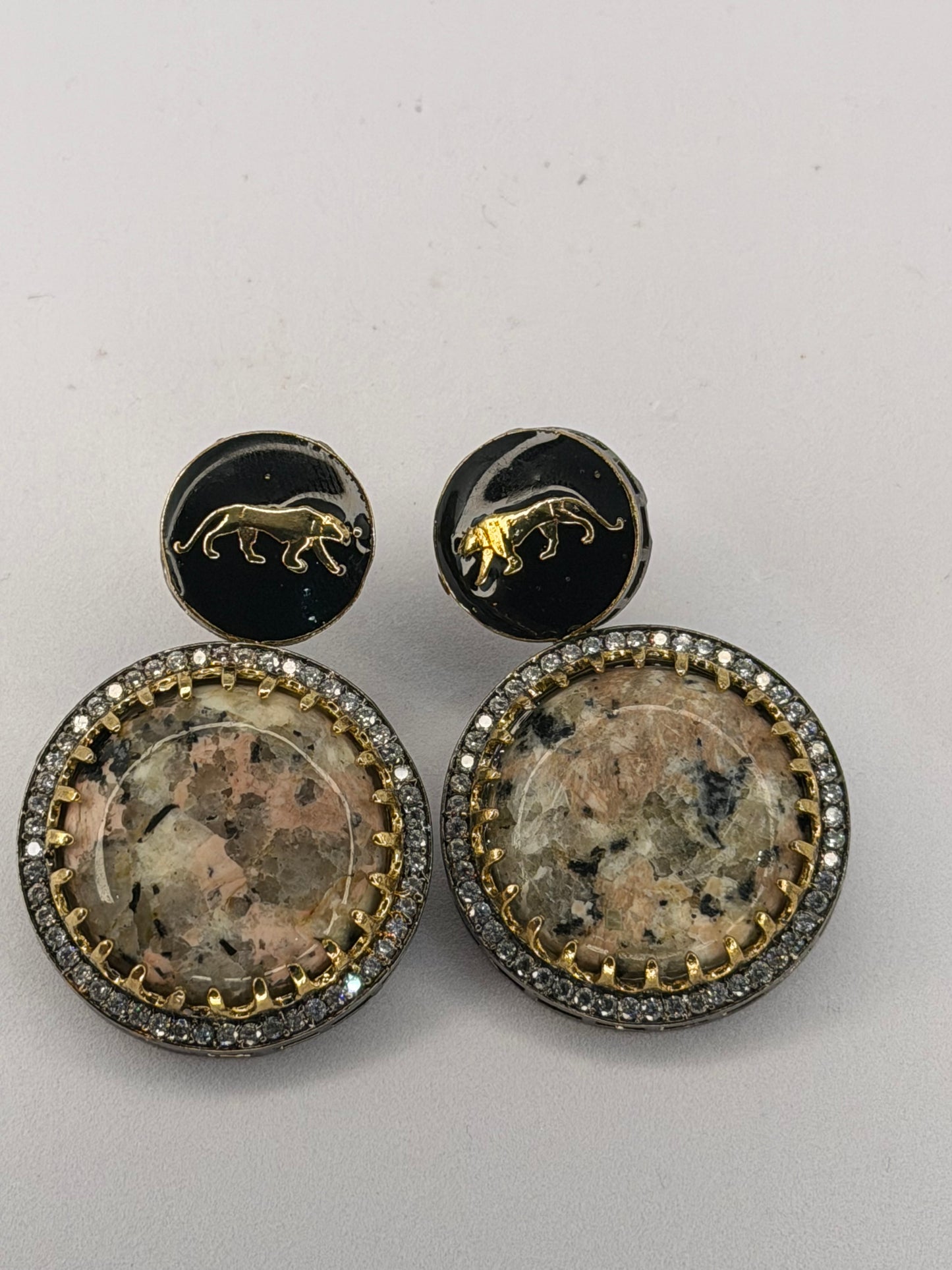 Marble Sabyasachi Inspired Earrings
