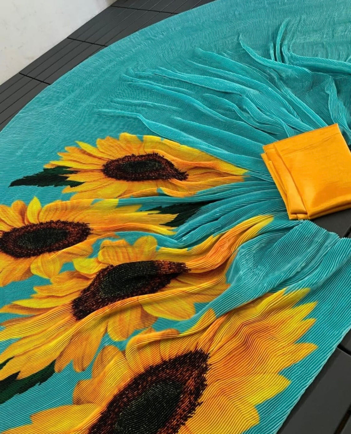 Sunflower Saree