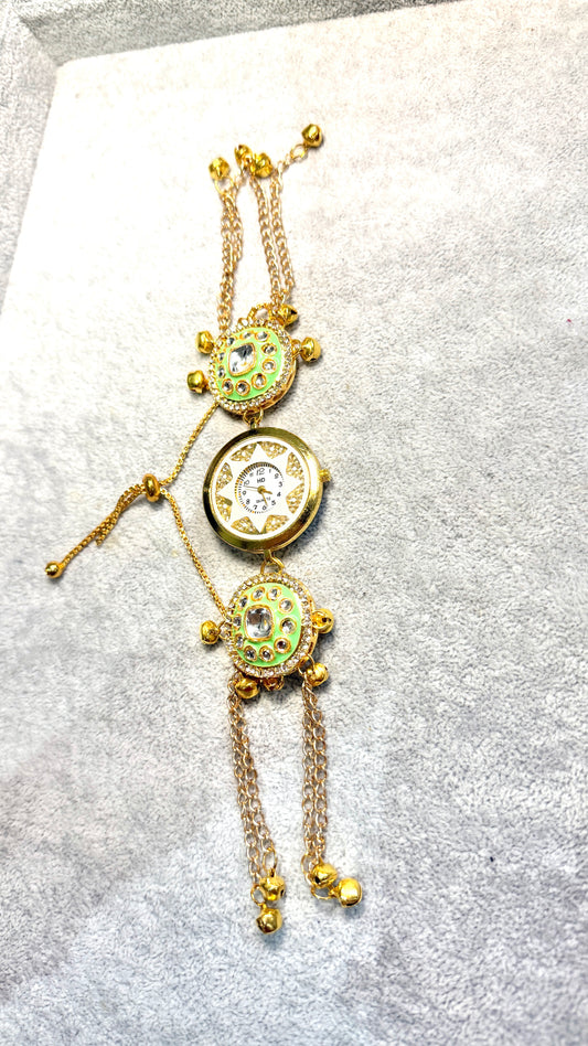 Mint Crystal Desi Watch