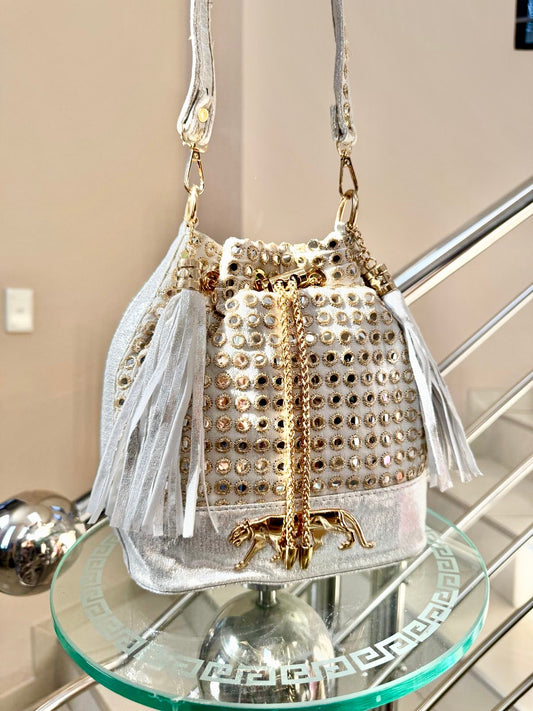 Sabyasachi Inspired Potli Bag - Ivory Limited Edition