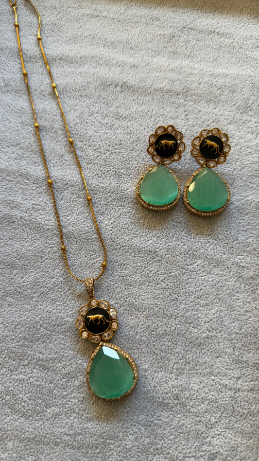 Dainty Mint Sabyasachi Inspired Set