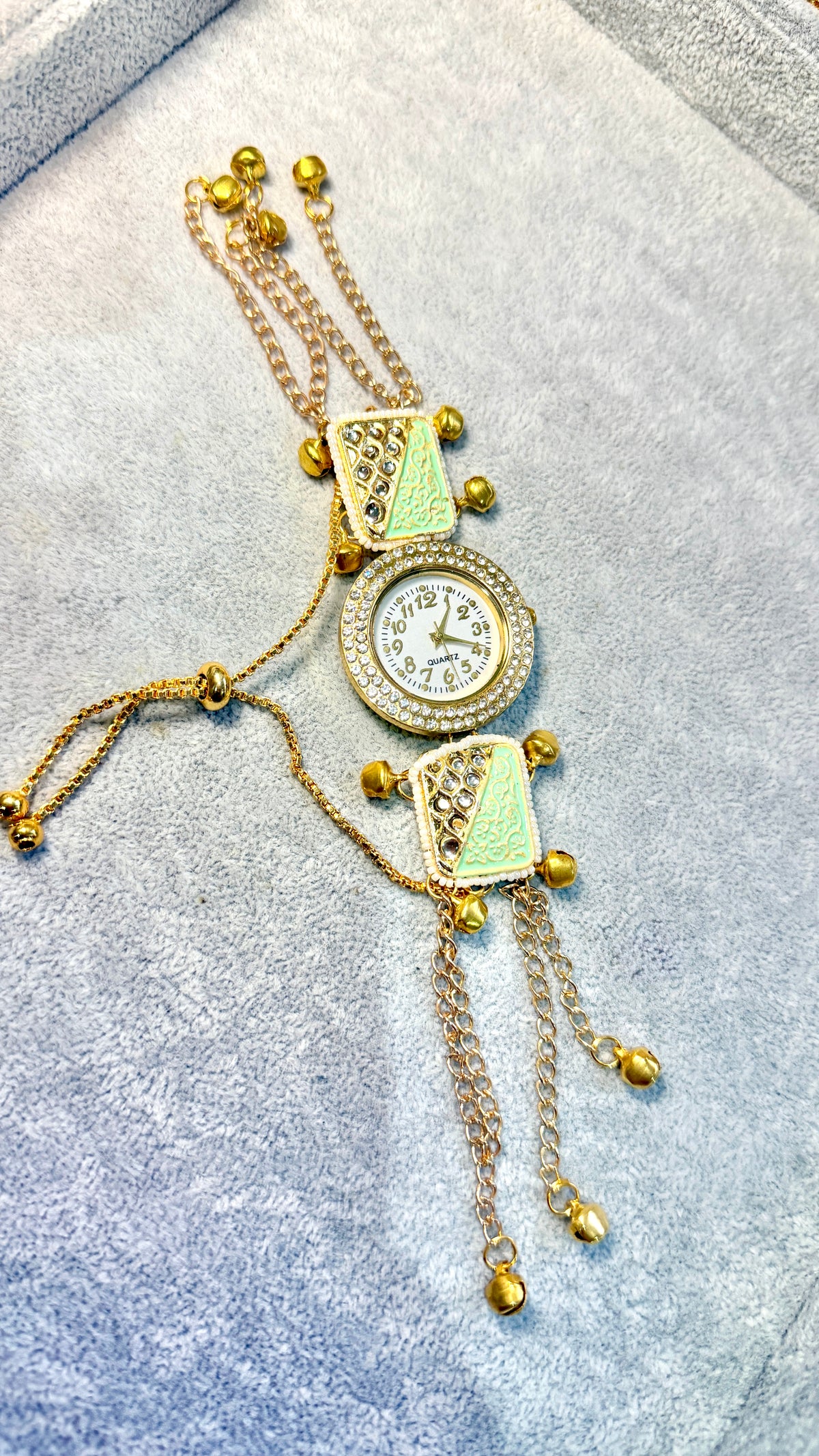 Mint Crystal Desi Watch