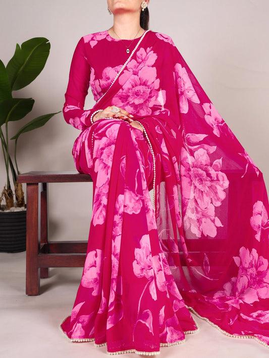 Cerise Floral