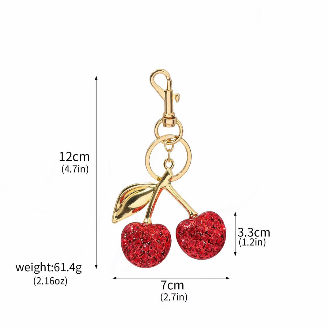 Bedazzled Cherry Charm
