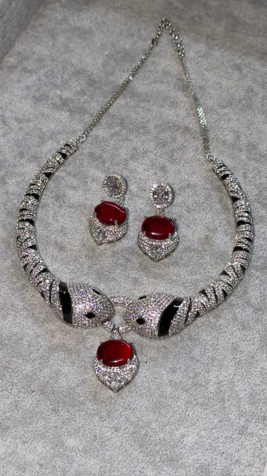 Serpenti Bvlgari Inspired Ruby Set