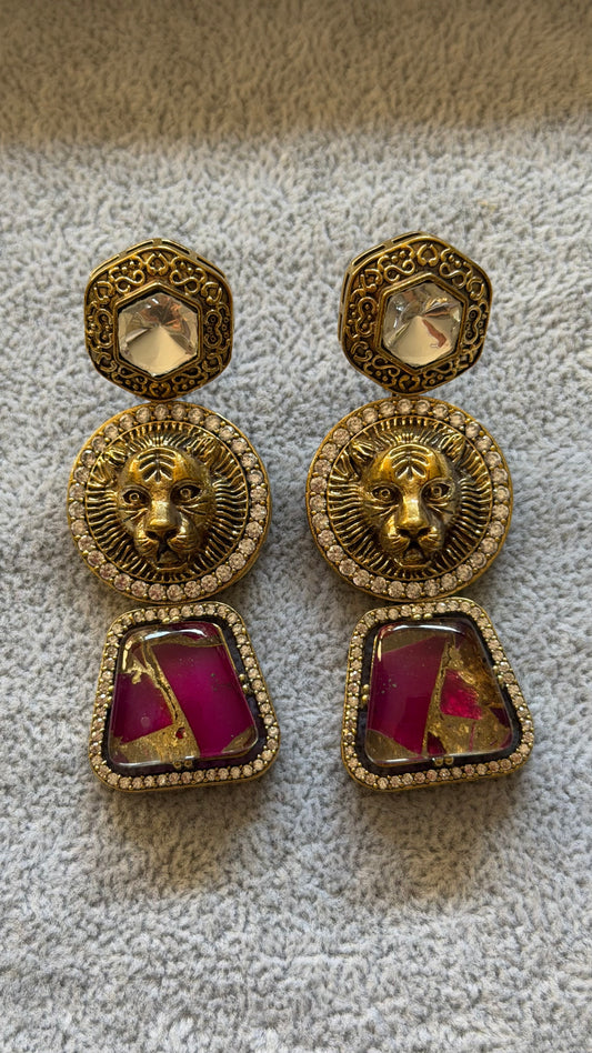 Fuchsia Tiger Luxe Drops