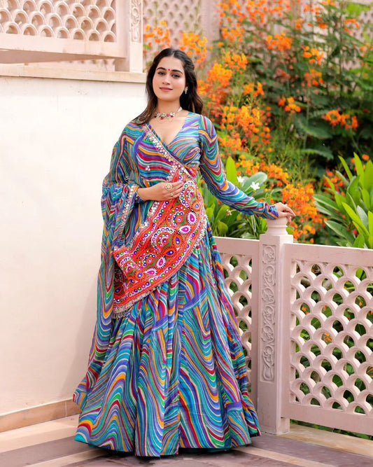 Multicolour Lehenga