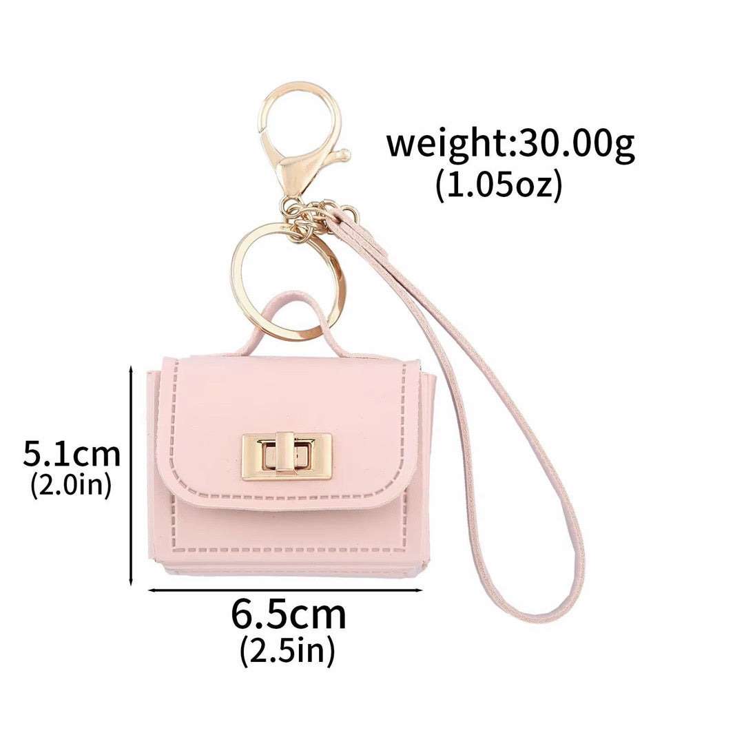 Pink Coin Purse Charm