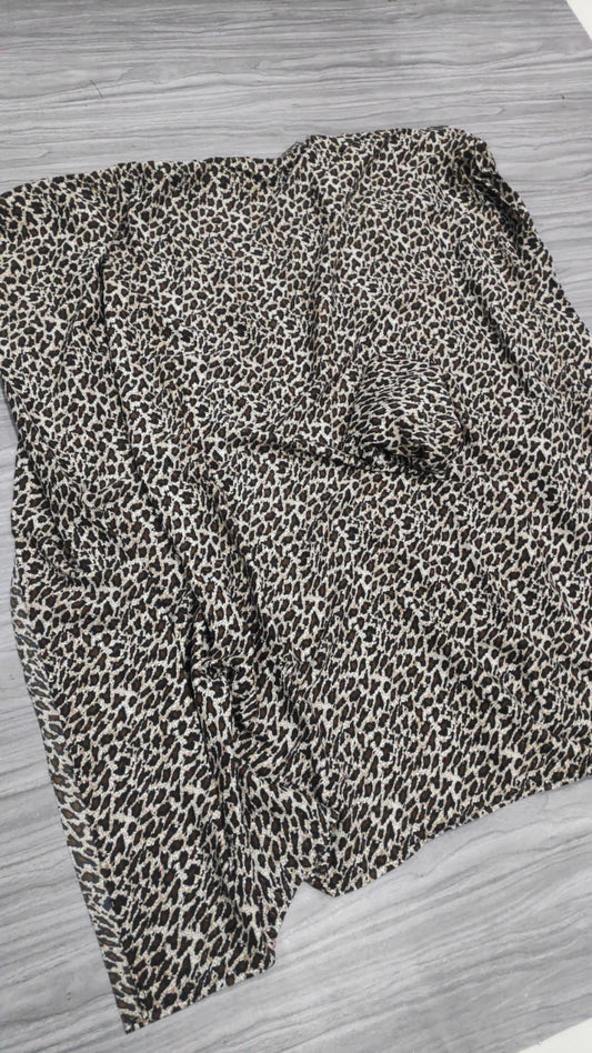 Leopard Saree