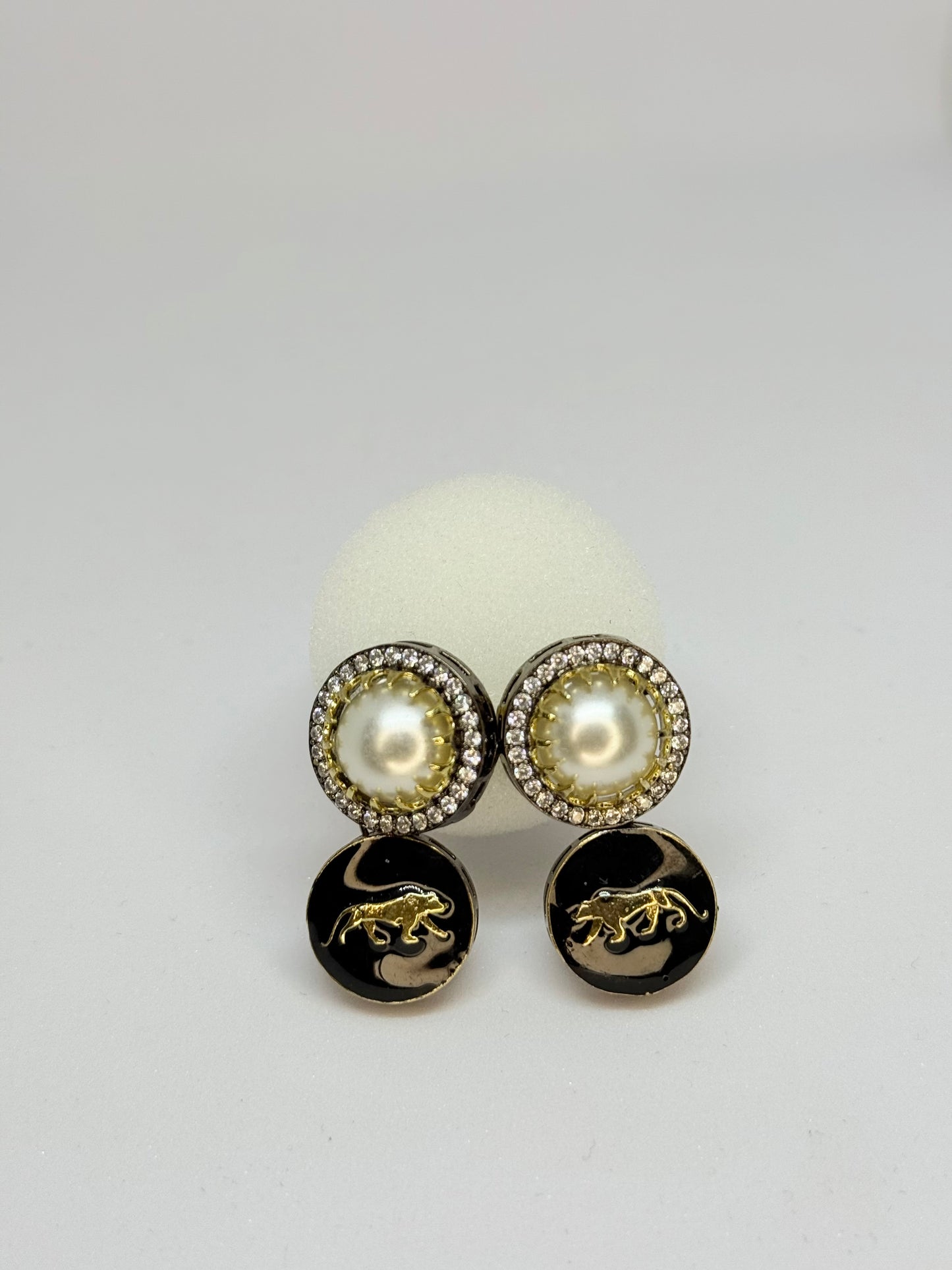 Pearl & Diamanté Sabyasachi Inspired Earrings