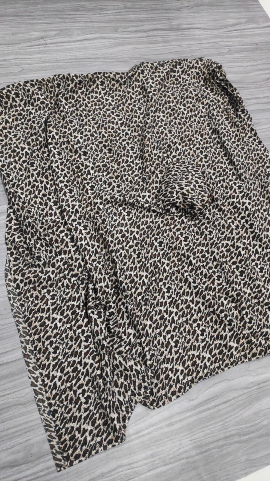 Leopard Ready Made Saree