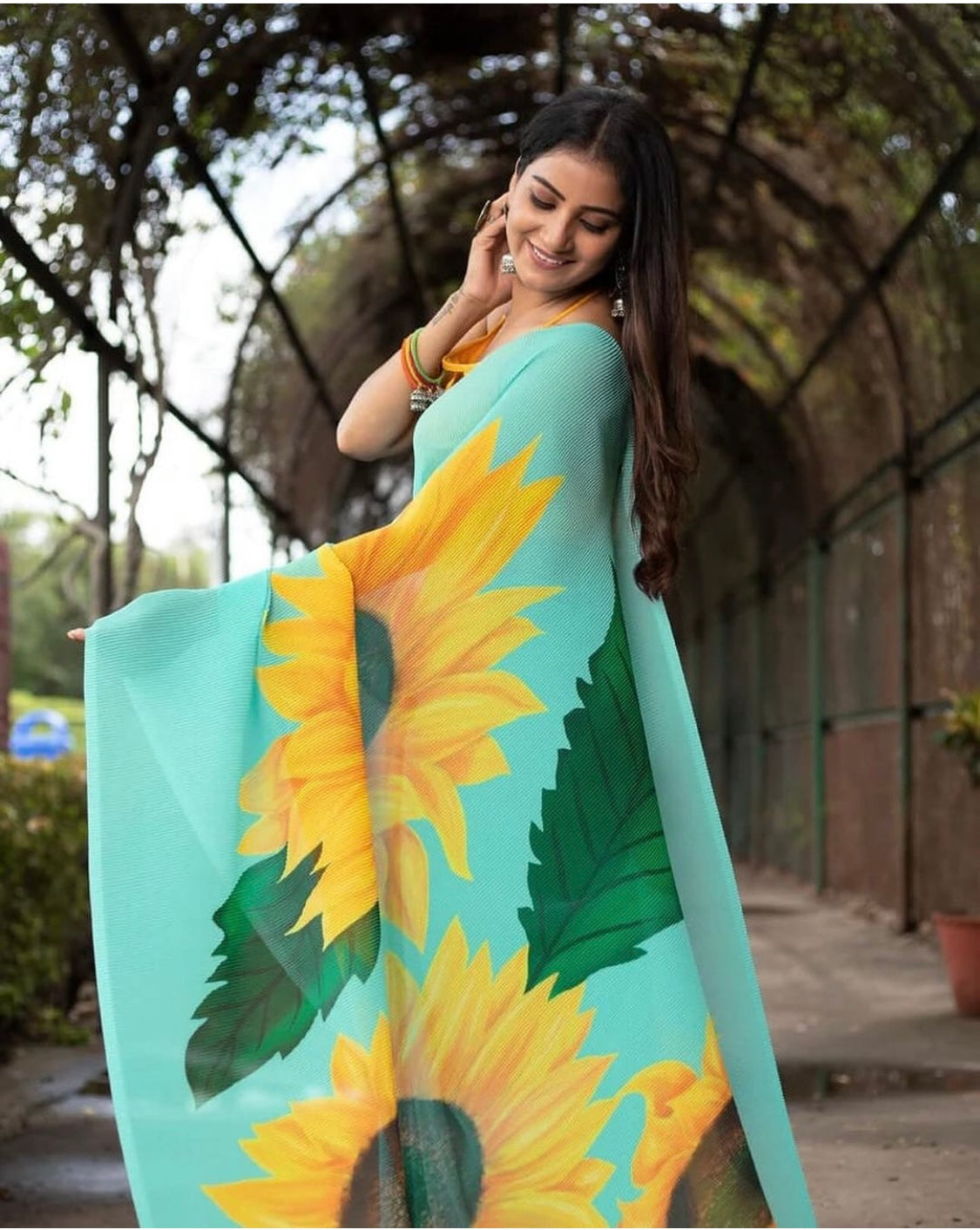 Sunflower Saree