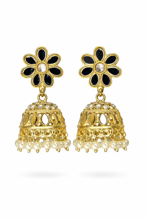 Mirror Jhumkas