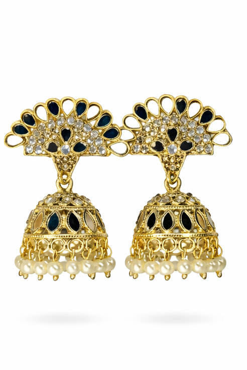 Mirror Jhumkas