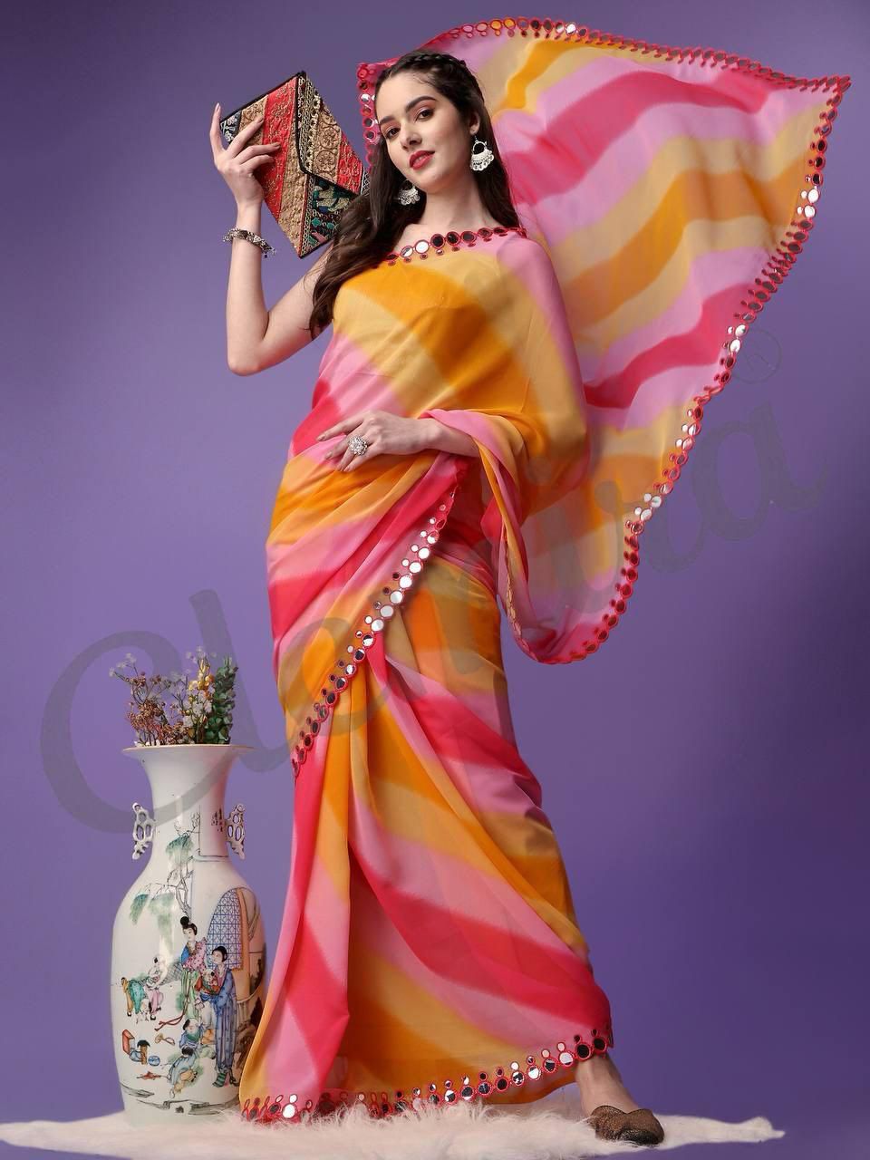 Mirror Desi Girl Saree