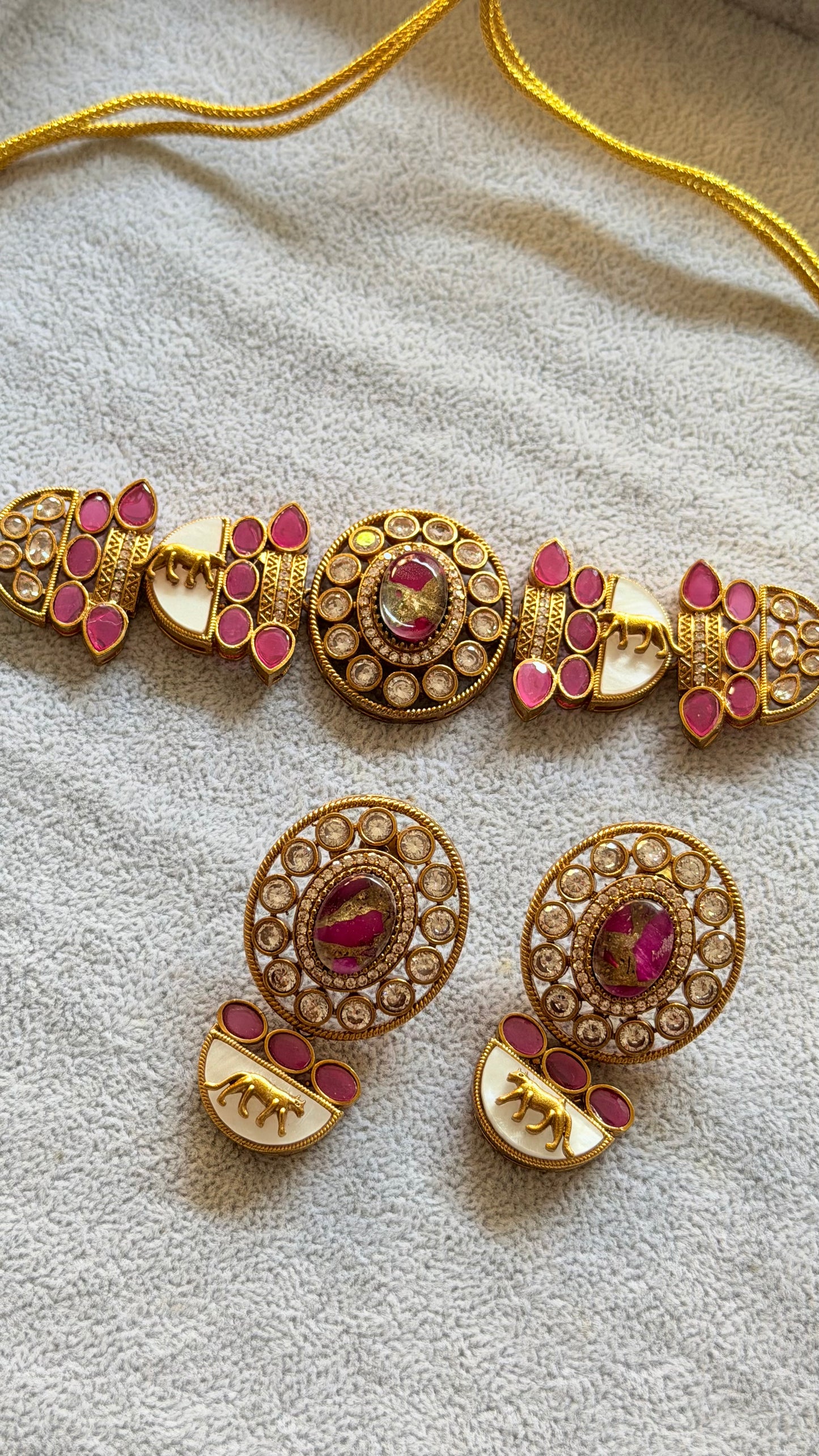 Fuchsia Sabyasachi Inspired Set