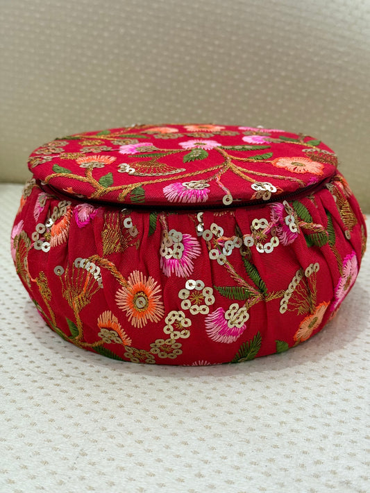Embroidered Jewellery Box