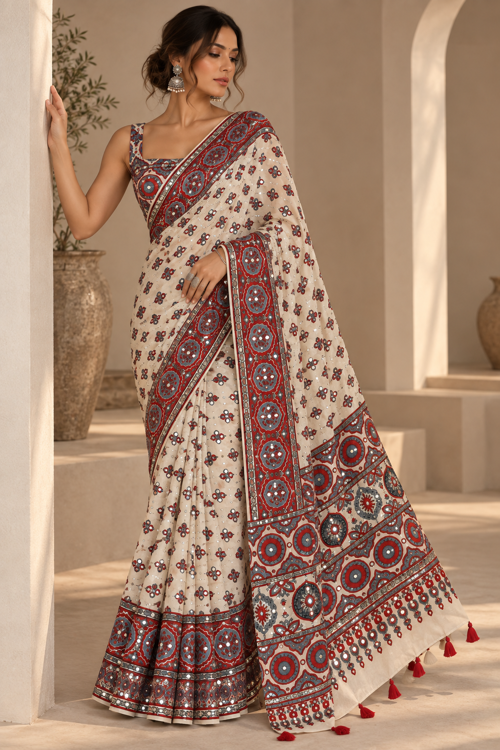 Jaipur Mirror Saree