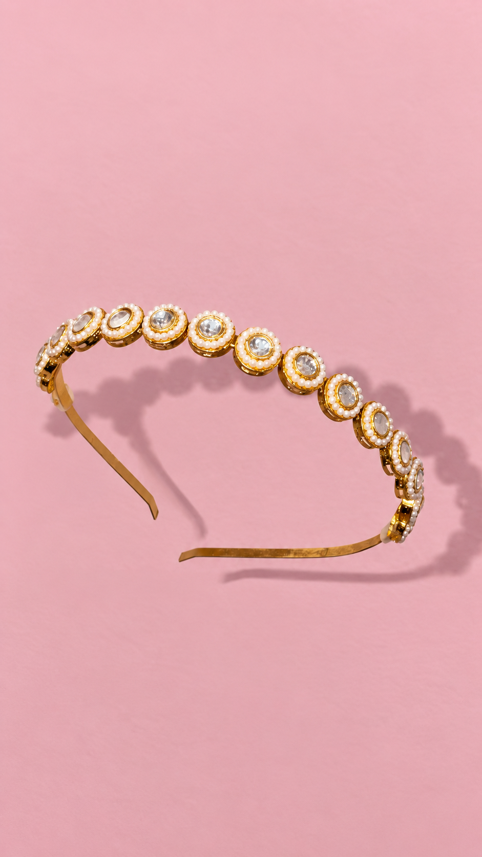 Kundan & Pearl Alice Band