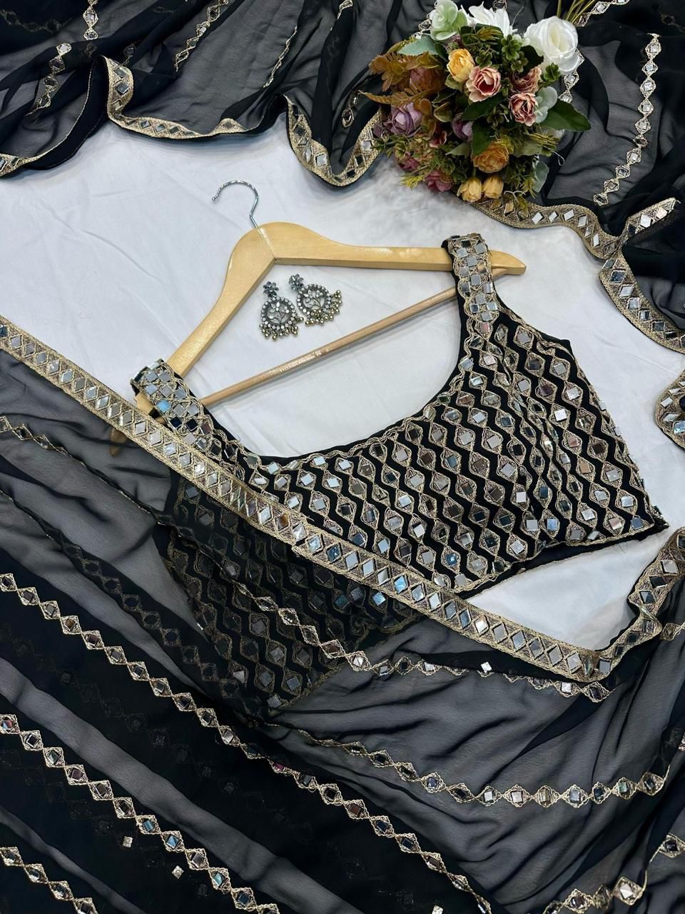 Black Mirror Saree