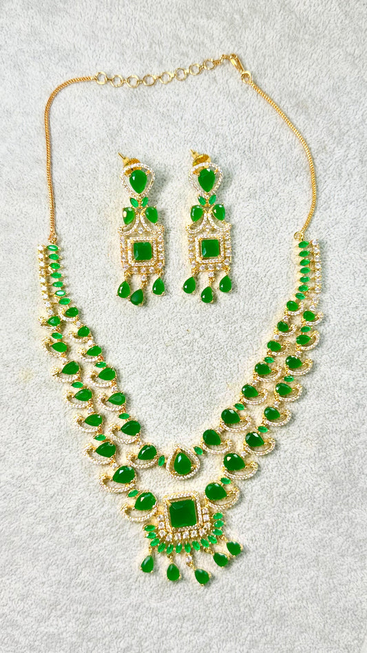 Emerald & Gold Set