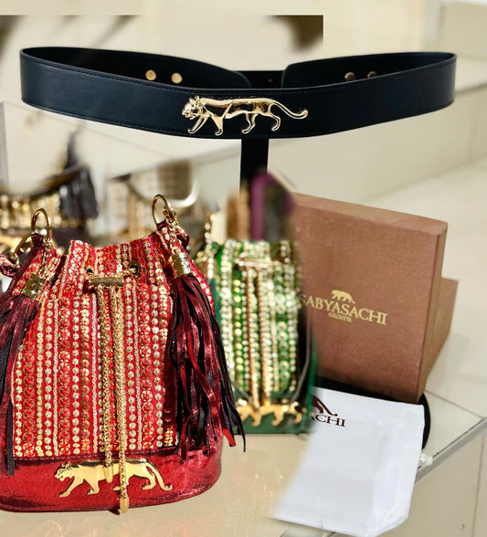 Sabyasachi Inspired Potli Bag & Belt COMBO